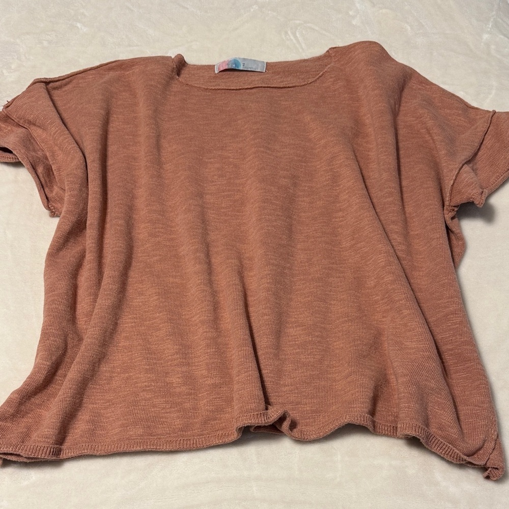 Free People Winnie Boxy Sweater Top